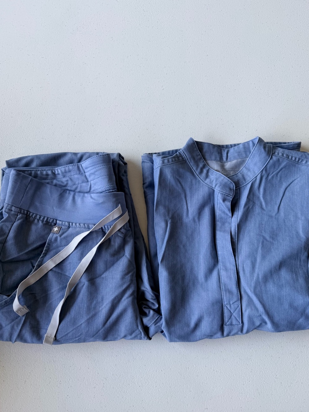 Women’s Set Drawstring Pants in Slate Blue